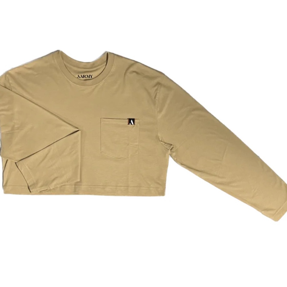 Aarmy gear cropped pocket tee